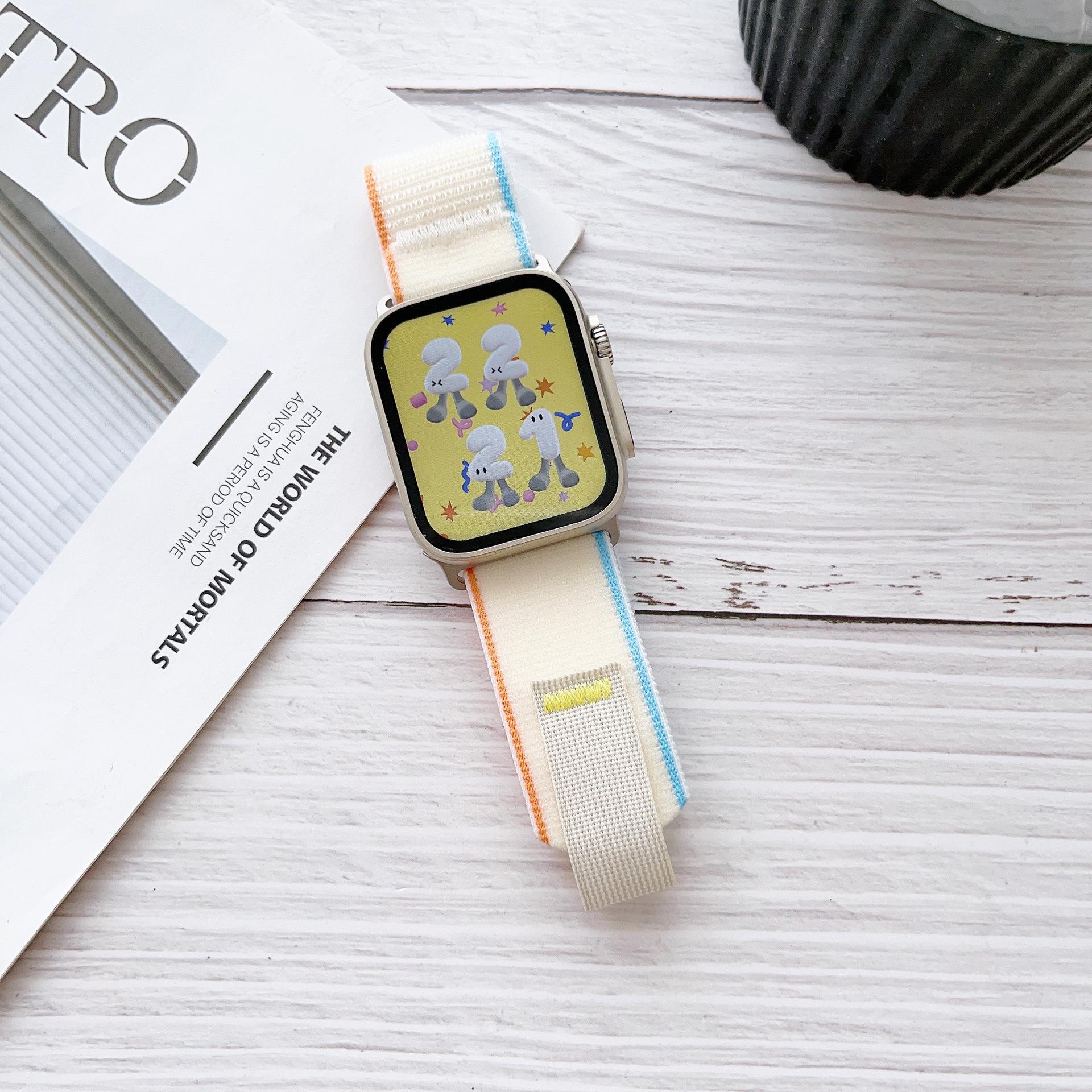 

Ремінець Applewatch10 Для Apple Watch Path Нейлонова петля Iwatch9876 Покоління Se Спорт (1/2/3 generation 42mm)/44/45/46/49mm universal