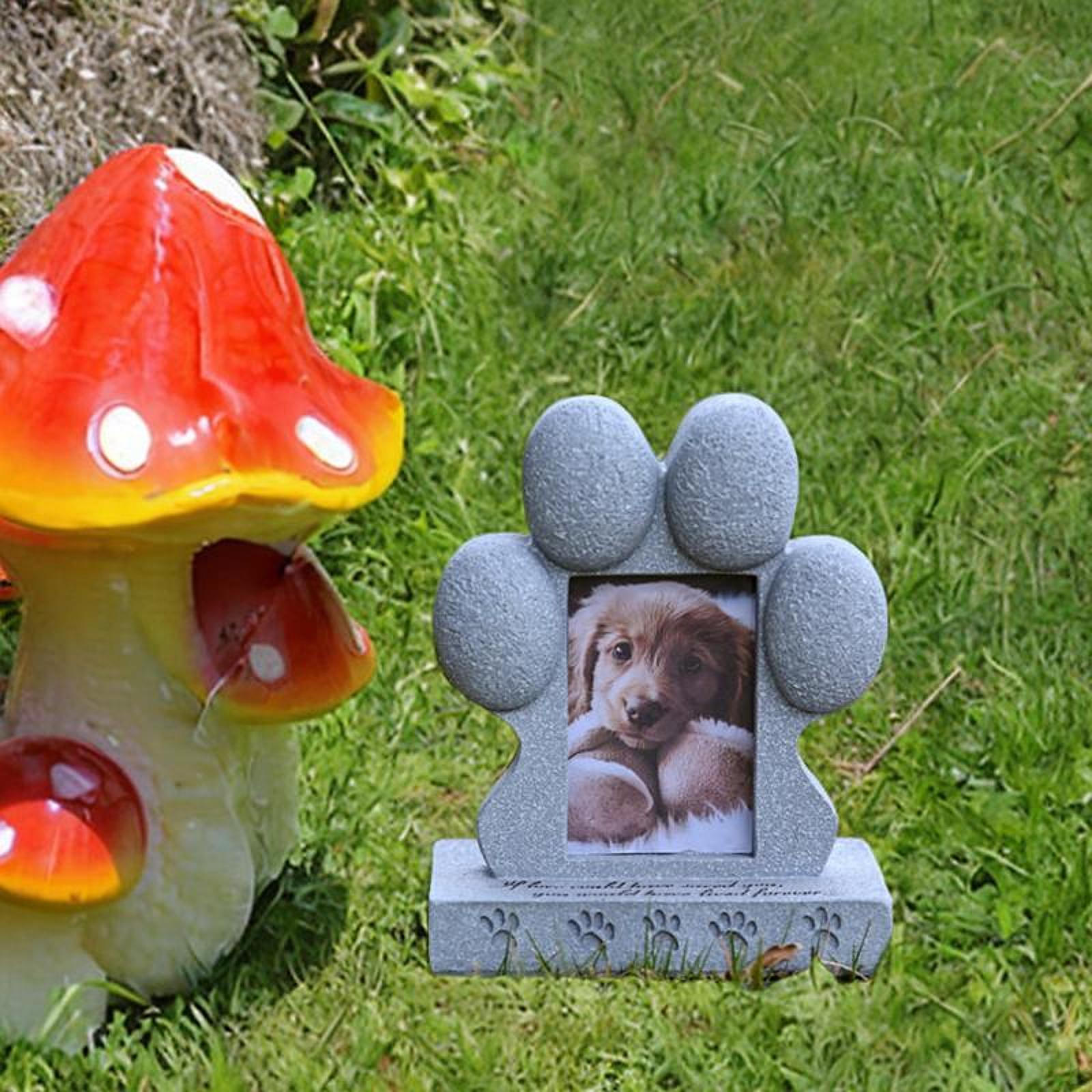 

Мемориальные камни для собаки Надгробный камень для кошки Надгробная плита Смола Надгробные камни для домашних животных Маленький надгробный камень для улицы серый