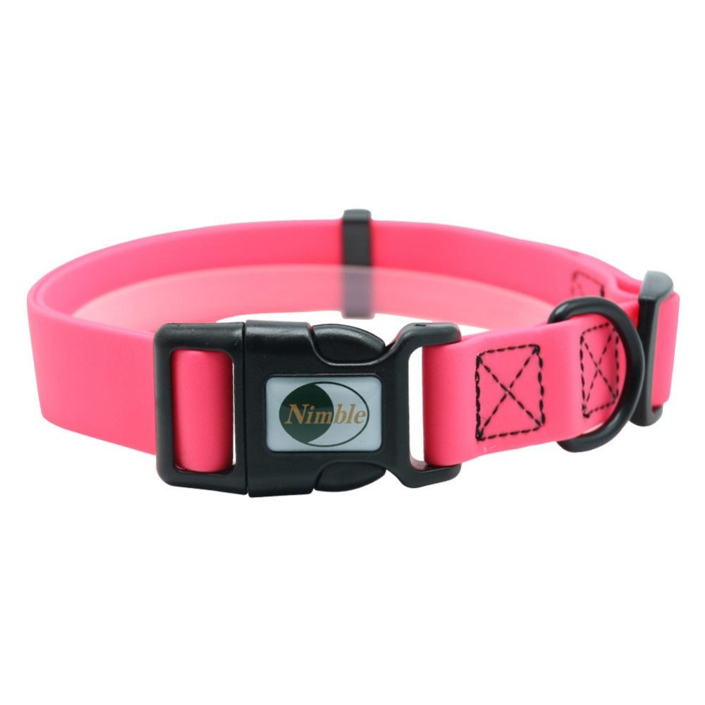 JanPet New High quality pet dog collar PVC waterproof Cat collar anti dirty easy to clean for Big small dogs puppy pet products