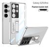 Samsung S25 Ultra Case: Transparent, Ultra-Thin Plated Phantom with Precise Holes & Stand