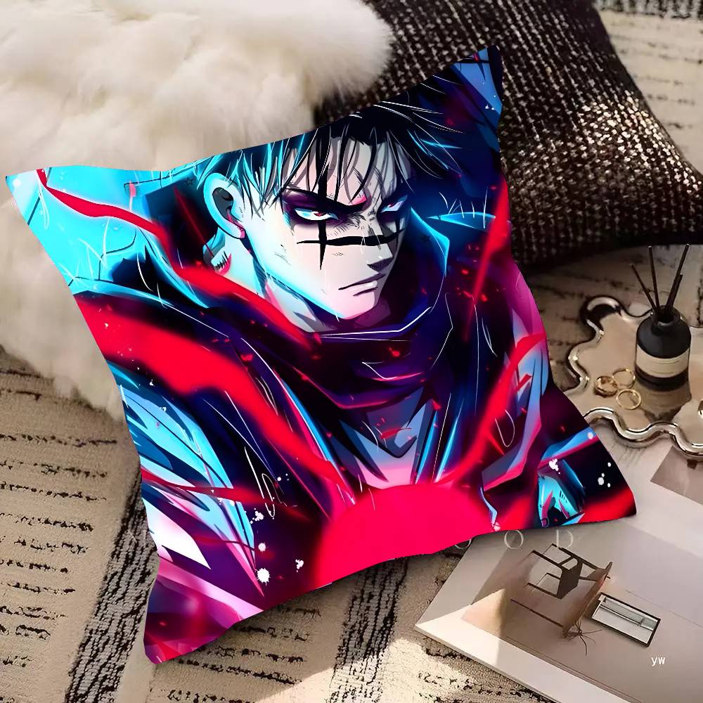 Anime Jujutsu Kaisen Choso Pillow Case Square Pillow Bedroom Sofa Leisure Comfort Cushion Car Living Room Home Decoration