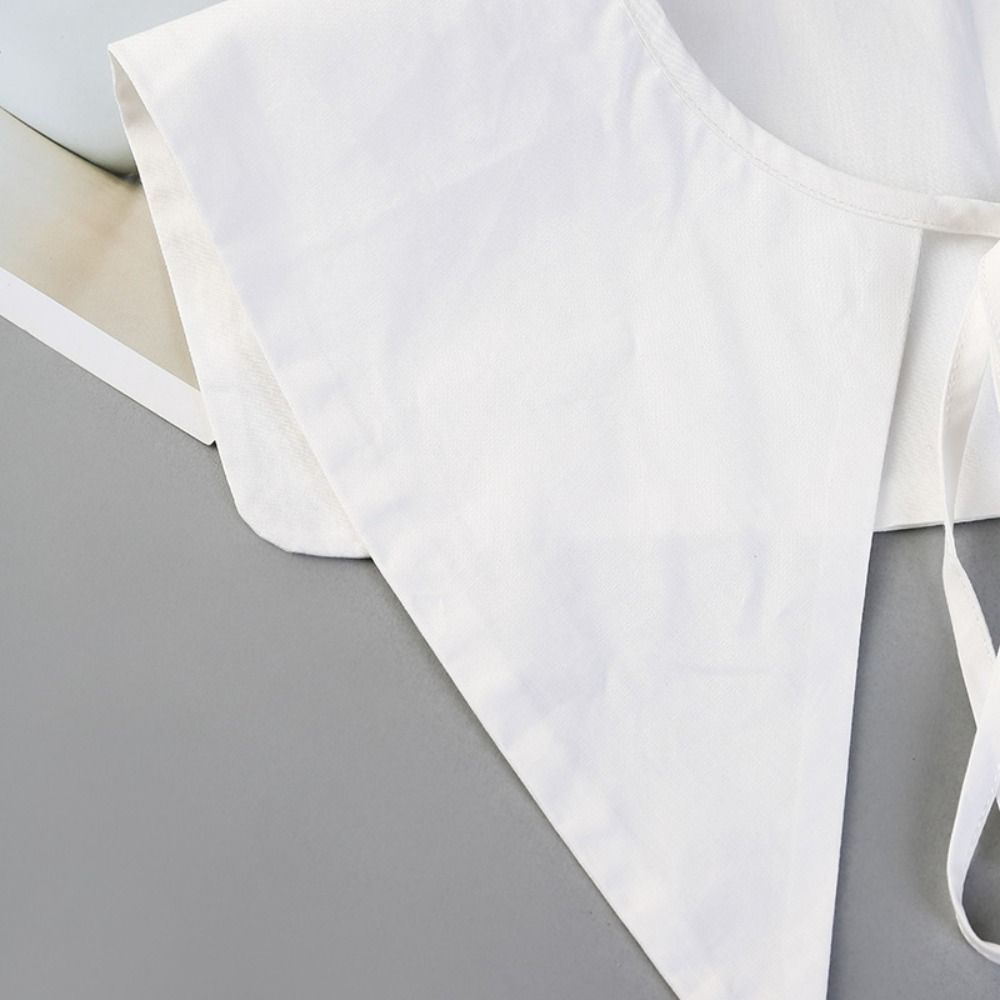 Col Faux en Coton DIY Revers Demi-Chemise Écharpe de Cou Ajuster Vêtements Femmes Filles