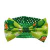 30/50pcs ST Patrick's Day Dog Bowties with Elastic Band Green Clover Pattern Small Middle Large Dog Collar Pet Grooming Product