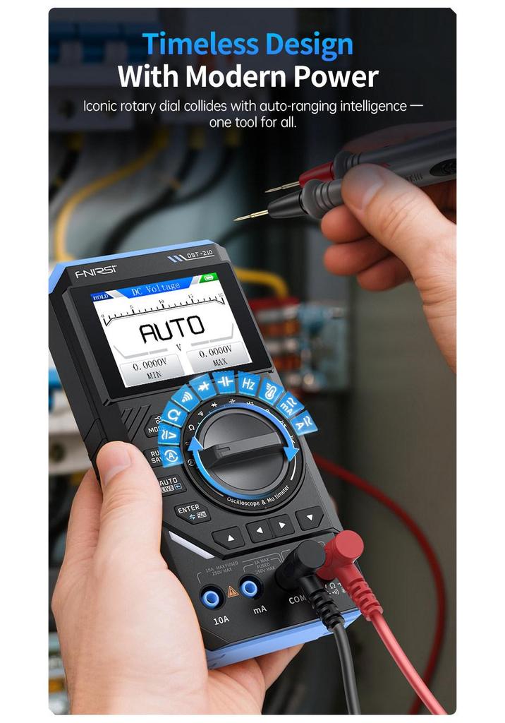 FNIRSI DST210 Oscilloscope Multimeter & Signal Generator