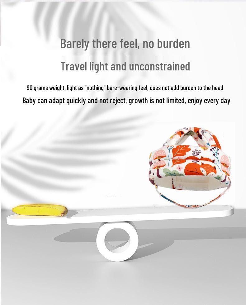 Adjustable Anti-Collision Hat for Kids Learning To Walk – Protective Baby Crib Safety Headgear