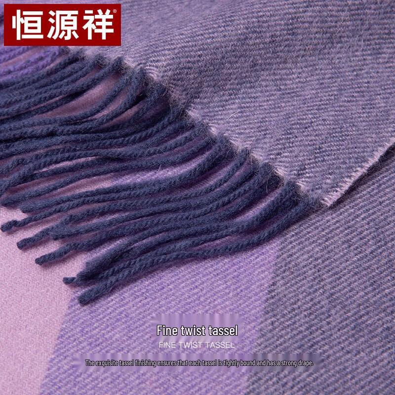 Hengyuanxiang Women's Pure Wool Winter Scarf