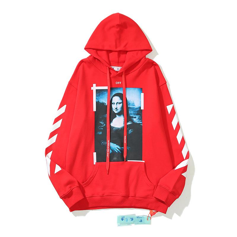 OFF-WHITE Unisex Hoodie aus Baumwoll-Frottee - Trendig & Hochwertig