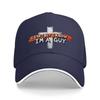 Mens and Womens BlackWhite Graffiti Street Art Baseball Cap with I Cant But I Know Im a Man Christian Faith Design and