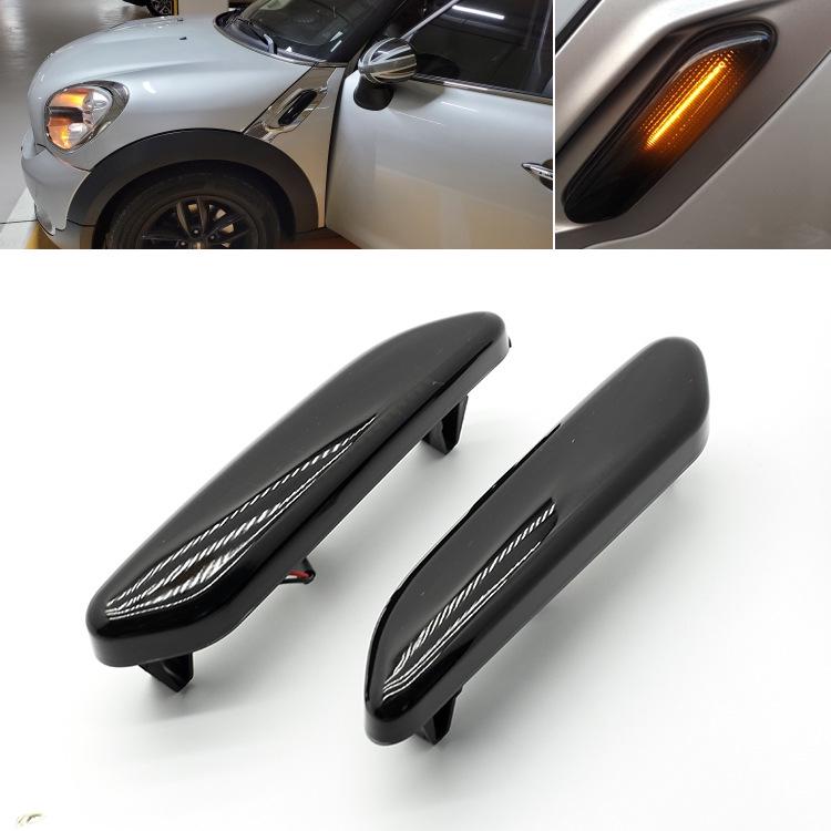 BMW Mini Countryman 12-17 LED Sequential Turn Signal Fender Lights Replacement