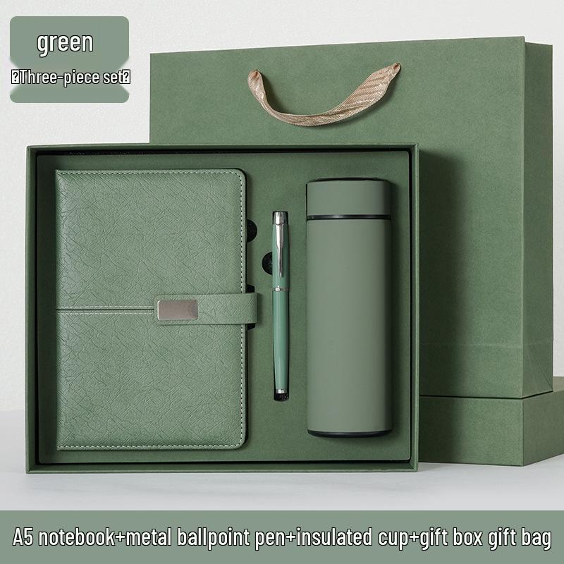 Custom Business Notebook Gift Set: Elegant Office Souvenir with Logo for Company Events