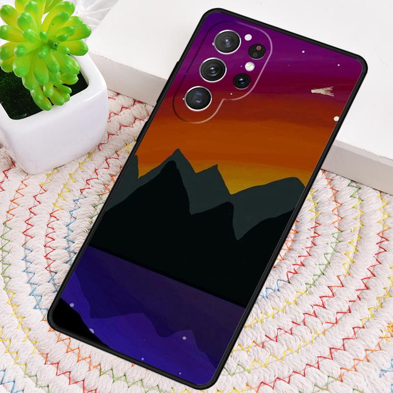Star Lake Mountain TPU Phone Case For Samsung Galaxy note 10 pro S26 S25 S24 S23 S22 Ultra Plus S21 FE S20 Shockproof Cover