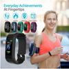 New 115plus Color Screen Smart Bracelet Waterproof Sports Bluetooth Heart Rate Blood Pressure Gift