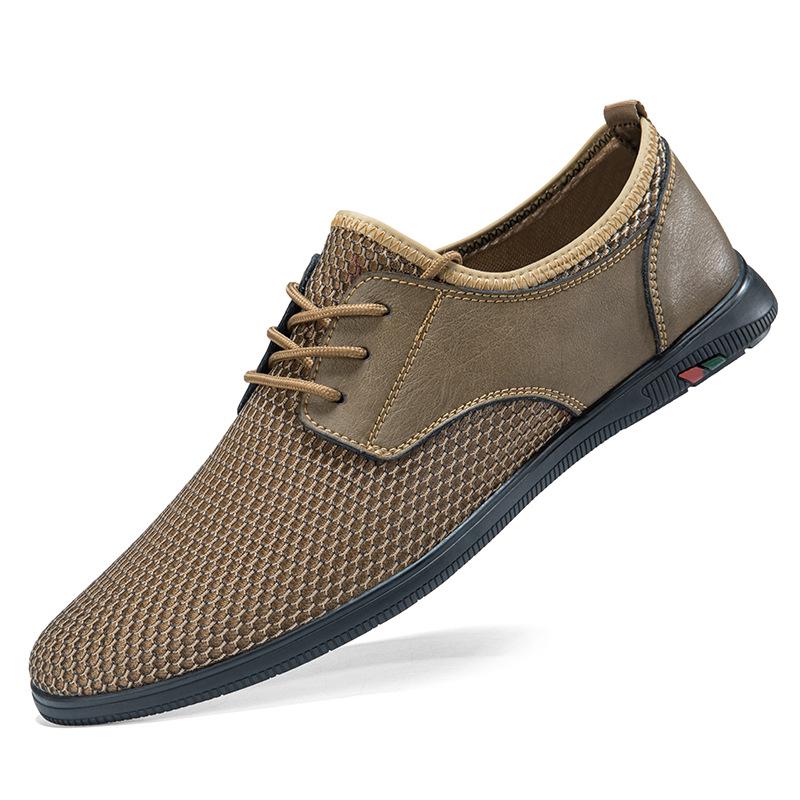 Men's Summer Sports Style Casual Mesh Shoes - Breathable, Trendy, Soft Sole