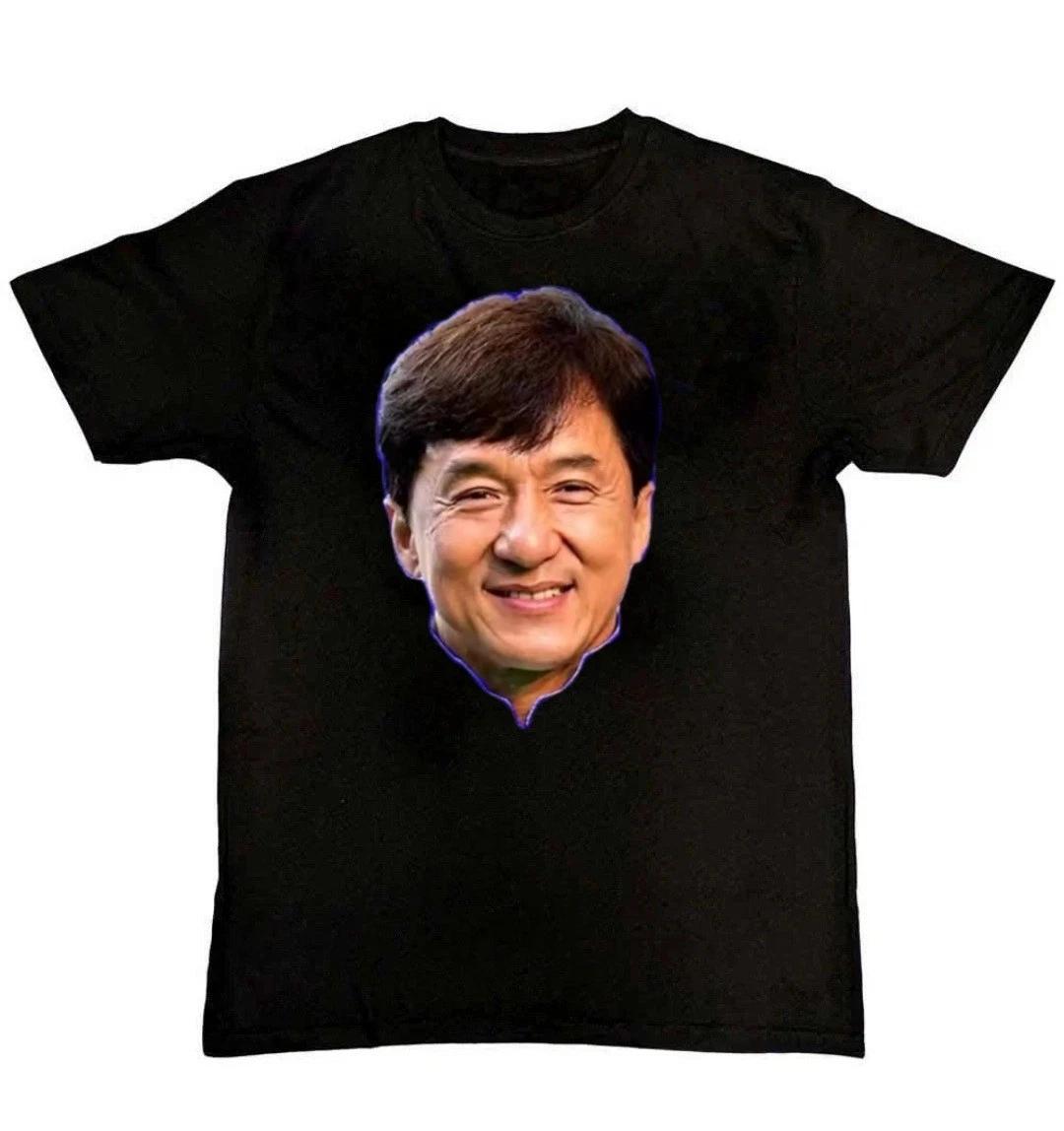 Men s and Women s T-shirts Jackie Chan Face Kungfu Movie Mens Unisex T-Shirt S M L XL 2 3 4 XL M