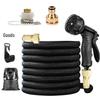 3x Telescopic Garden Water Hose with 10-Function High-Pressure Spray Gun for Watering and Car Wash