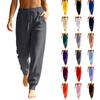 Women's Casual Color Drawstring Sweatpants with Pockets for Everyday Wear