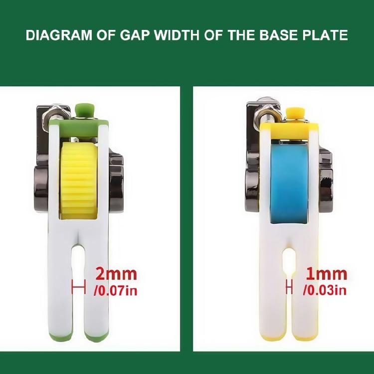 2Pcs Roller Presser Foot for Sewing Machines Smoothly Stitching Easy To Install Replaceable Sewing Roller Presser Foot