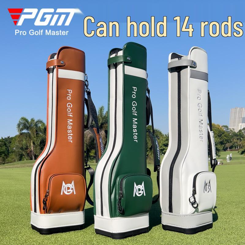 PGM Ultra-light Waterproof Golf Club Bag - Half-length, Holds 14 Clubs, Unisex Design
