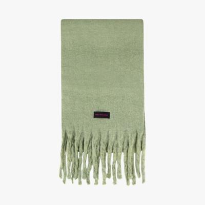 PINK PINEAPPLE BOUCLE HAIR MUFFLER_GREEN