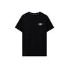 Sports Alliance Series Loose Simple Breathable Short Sleeve T-Shirt Unisex Tops Carbon-Black L224U181-0018