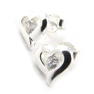 [G1958] - Silver 'Love' Earrings