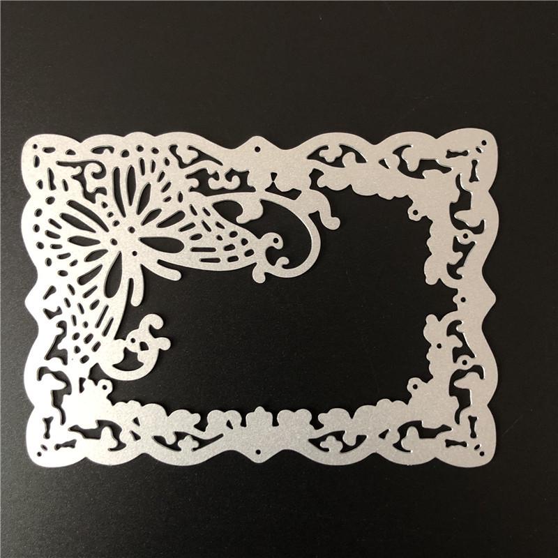 Butterfly Frame Metal Cutting Dies for DIY Scrapbooking Album Paper Cards Decorative Crafts
