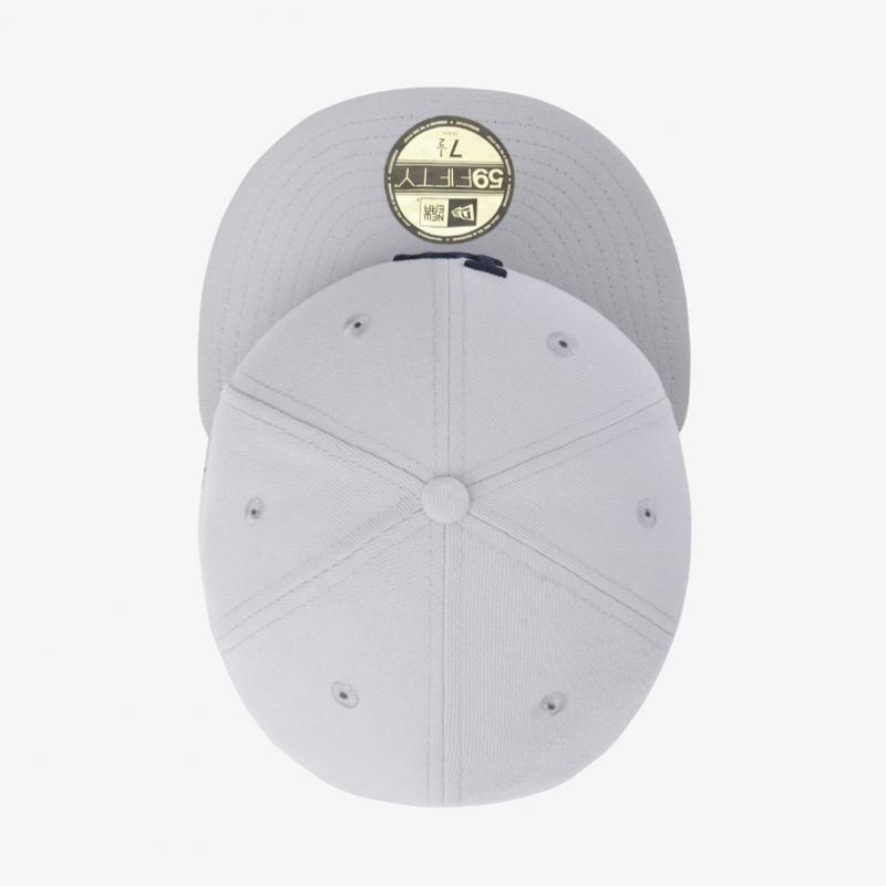 New Era Mlb La Dodgers Fitted Cap Dolphin Gray