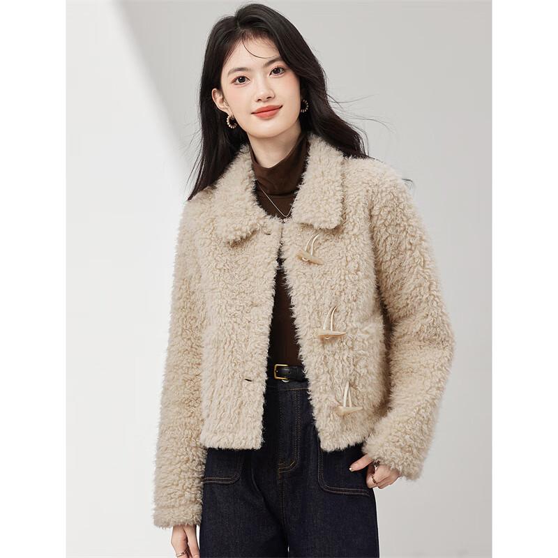 XinFeiYu Light Luxury Retro Faux Fur Winter Coat