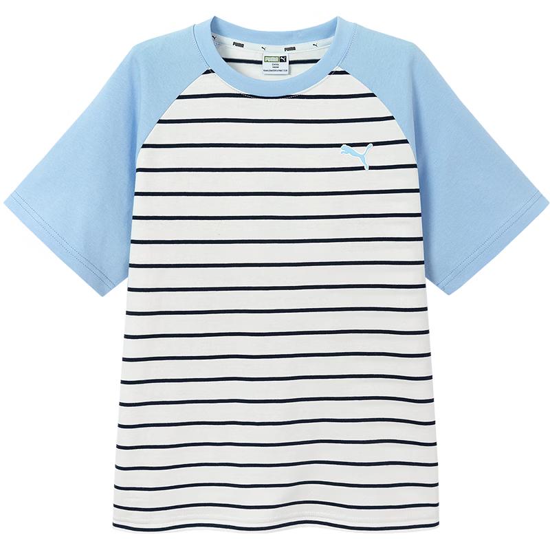 Puma Kids Summer Short Sleeve Patchwork T-Shirt