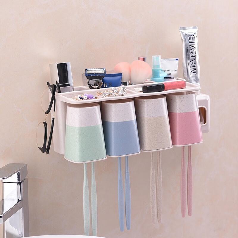 

Fumaide Wheat Straw Toothbrush Holder & Mouthwash Cup Set