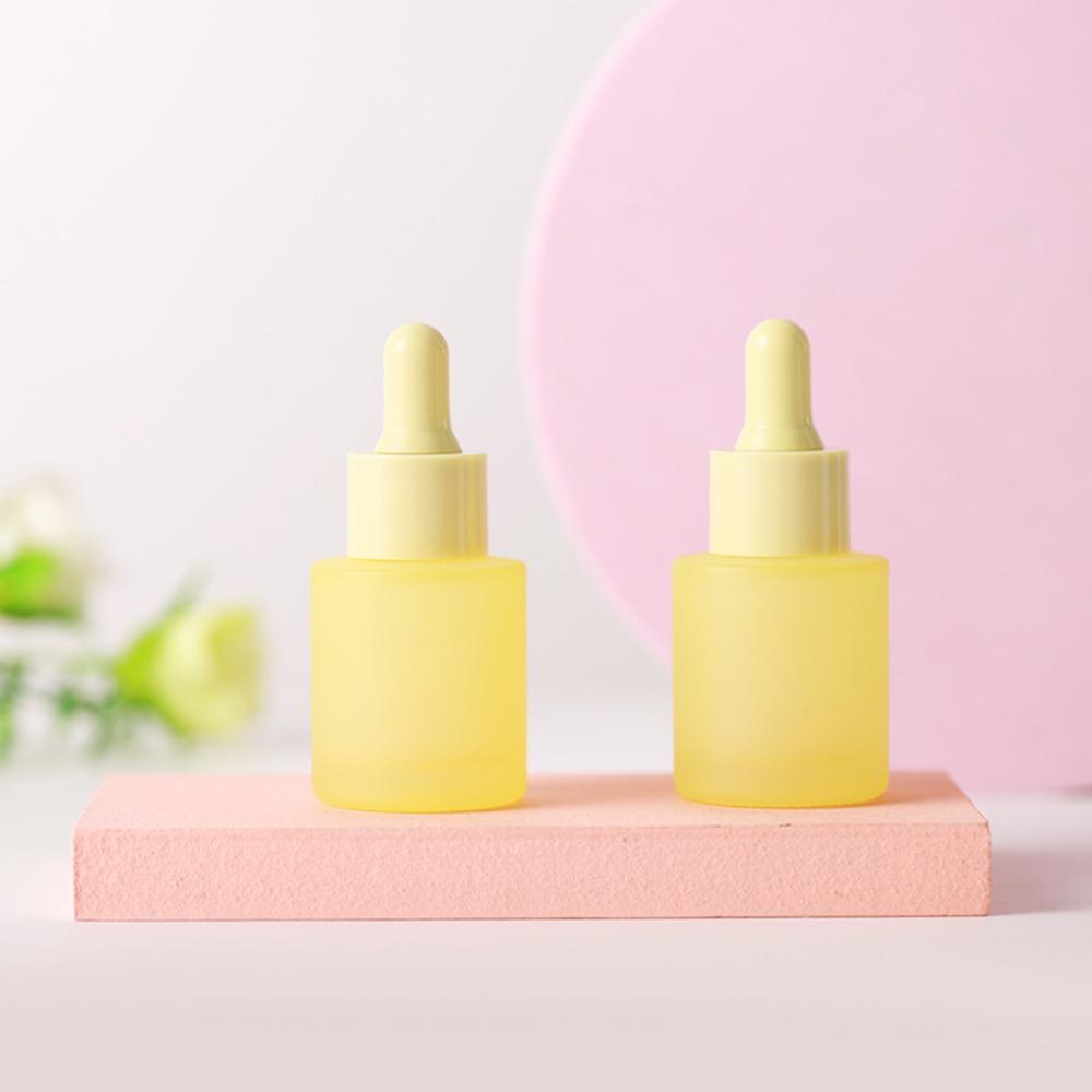 1pc 20ml Essential Oil Bottle Glass Frosted Dropper Bottle Sample Bottle Aromatherapy Liquid Drop for Massage Perfume Bottles