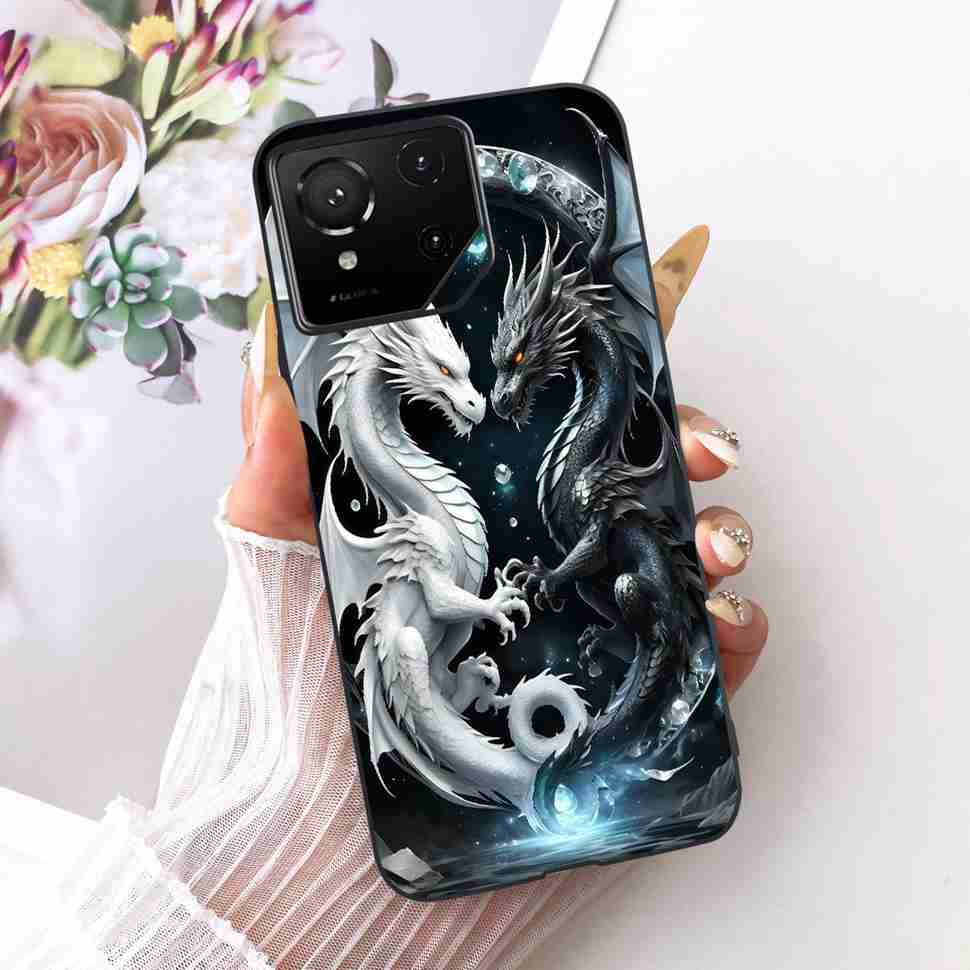 For Asus ROG Phone 9 5G Case Popular Pattern Painting Silicone TPU Black Cover For Asus ROG Phone 9Pro 9 PRO 5G Phone Cases Capa