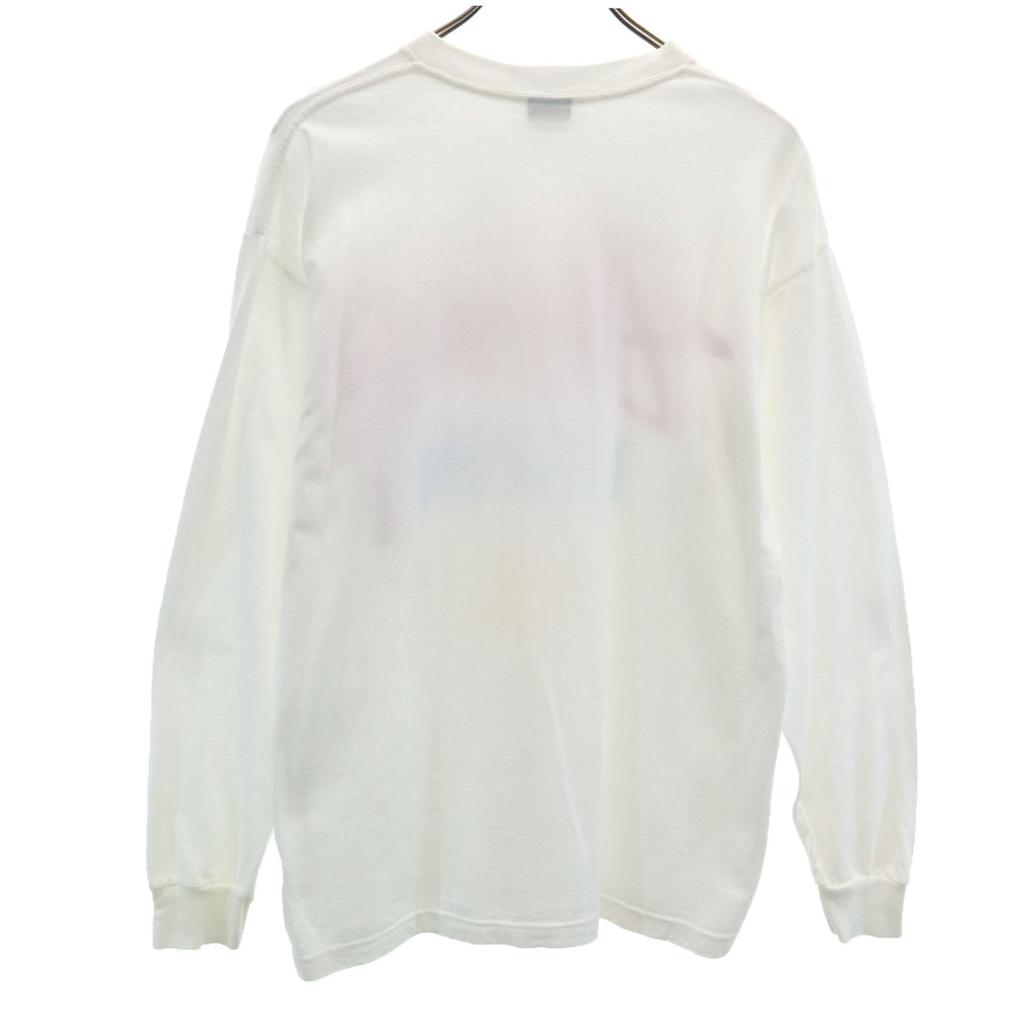STUSSY Long sleeve T-shirt L white Men's Used