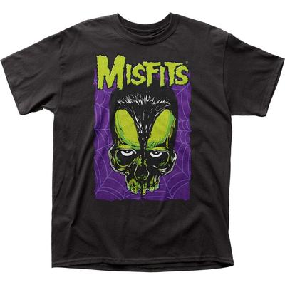 The Misfits Jerry Skull Mens T Shirt Rock N Roll Music Punk Classic Tee Black