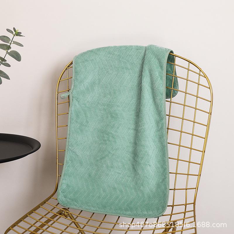 Coral Fleece Quick-Dry Towel: Super Absorbent, Soft & No-Shed for Bath, Face, Hair, Kitchen & Pet Use