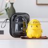 Come On Duck Creative Travel Tea Set, a Pot of Three Cups of Cartoons, Modern Outdoor Portable High-end Business Gifts, Souvenirs