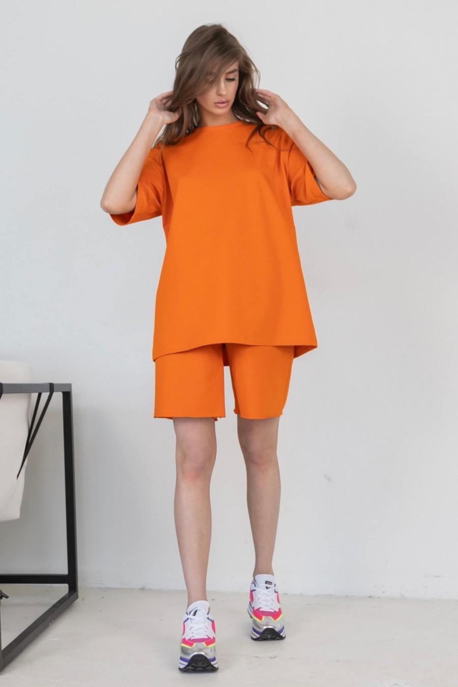 

комплект: футболка та шортики Totalfit (88424) 50(2XL) помаранчевий