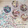 Glitter Irregular Hexagon & Round Nail Art Sequins