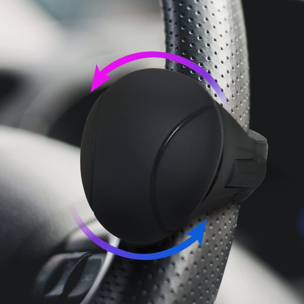 Steering Wheel Spinner, Spinner Knob, Power Handle, Compatible with Steering Wheel Cover, Anti-Scratch Specification,