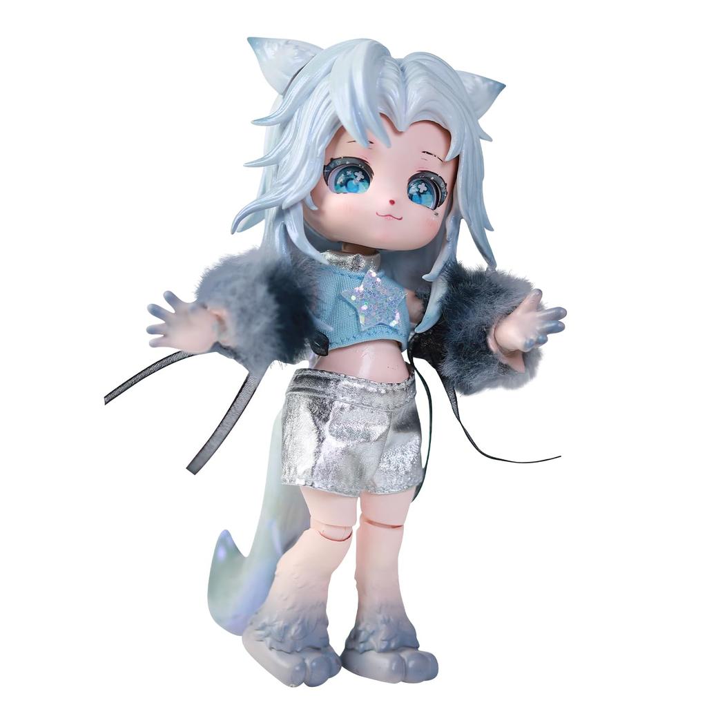 ICY Fortune Days 14cm BJD Doll Beast Series Doll Made of PVC Perfect for DIY and Girl Doll - Set, & ABS, Gifts, Decoration, Exercise, Collections,
