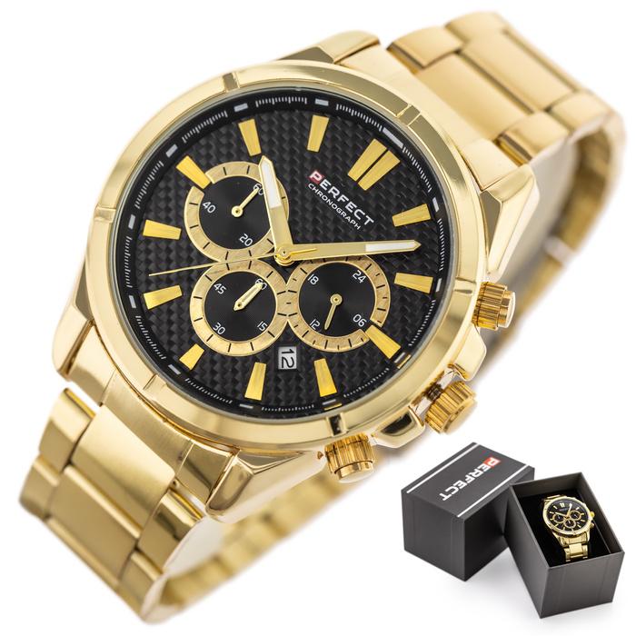 Zegarek Męski Perfect M501Ch-06 - Chronograf (Zp381B) + Box