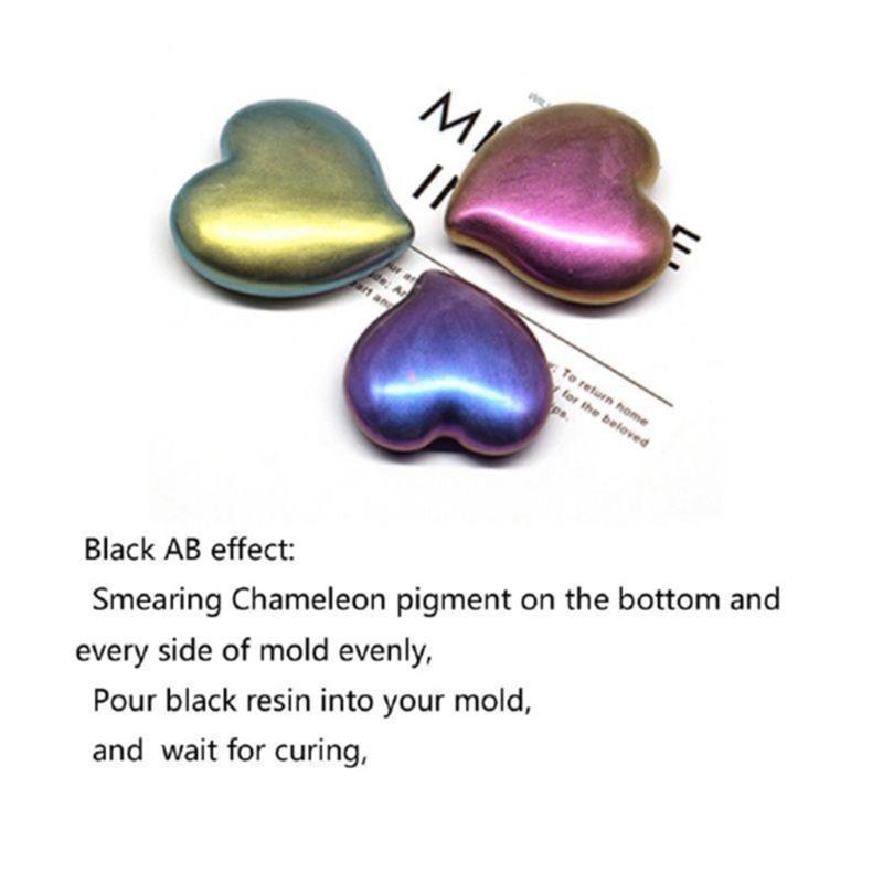 4 Box Chameleon 4 Color Intense Colorshift Pigments Powder for Resin Crafts Tumblers Powder Pigment for Paint Crafts