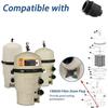 Premium-190030 Filter Drain Plug Cap Replacement Assembly With O-Ring For Pentair FNS Plus, Clean & Clear Plus, And Quad D.E.
