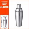 600ml Glass Shaker Set for Coffee and Bubble Tea