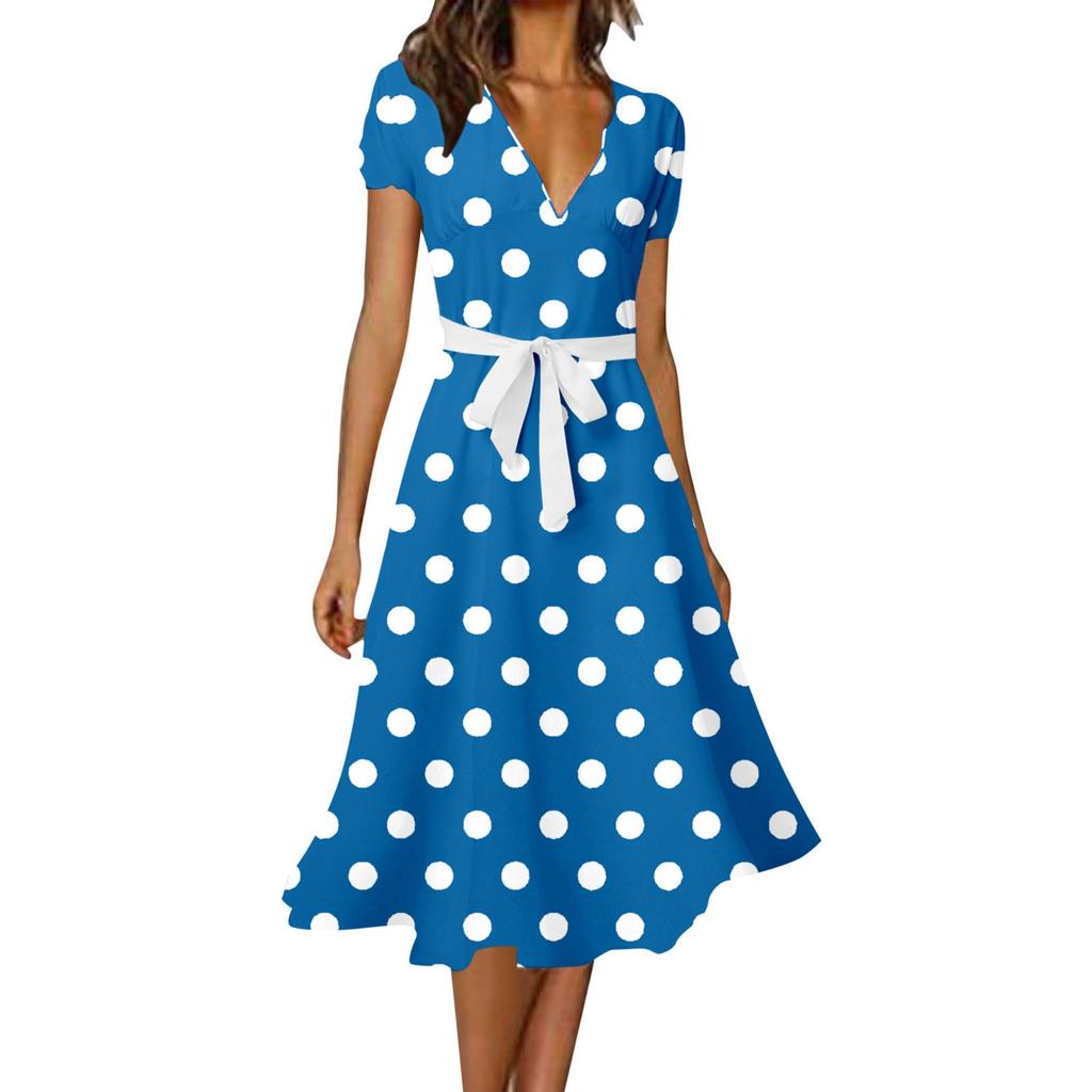 IHUASU Rochie sexy cu decolteu în V la modă pentru femei