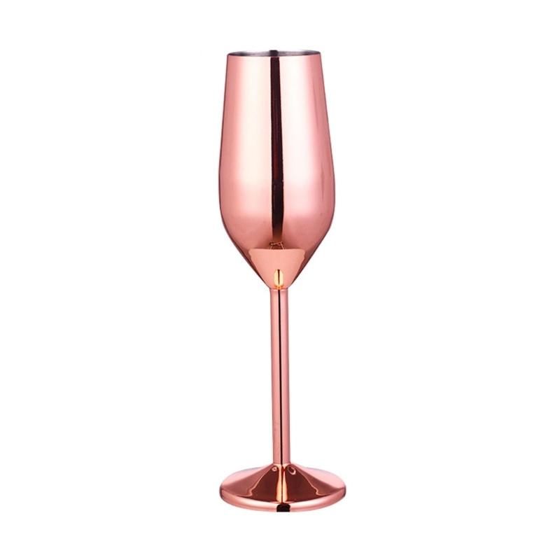 Stainless Steel Red Wine Goblets Large-Capacity Red Wine Glass Juice Drink Champagne Goblet Party Barware Kitchen Tool