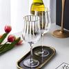 Petal Glass,Striped Tulip Handmade Phnom Penh Tall Red Wine,Ice Cream,Drinkware Champagne Glassware Creative Personality