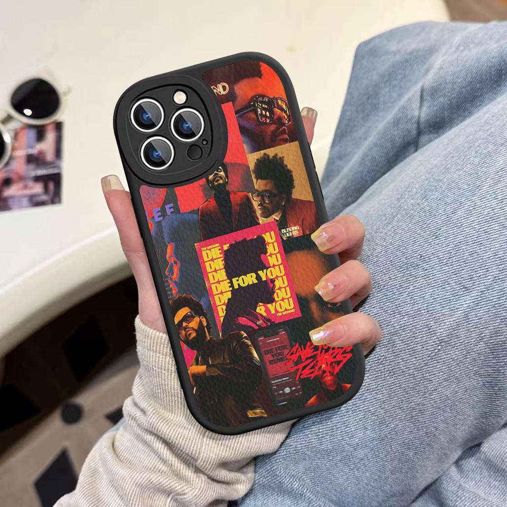 Singer The W-Weeknd XO Phone Case Phone Case For IPhone 11 12 13 14 15 16 Pro Max Plus Leather Cover