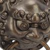 Tissting 3.7 x 5.5in Antique Bronze Lion Door Knocker,Antique Chinese Lion Head Door Rings Pull Handle Knobs for Decorate Doors,Window, Cabinets,