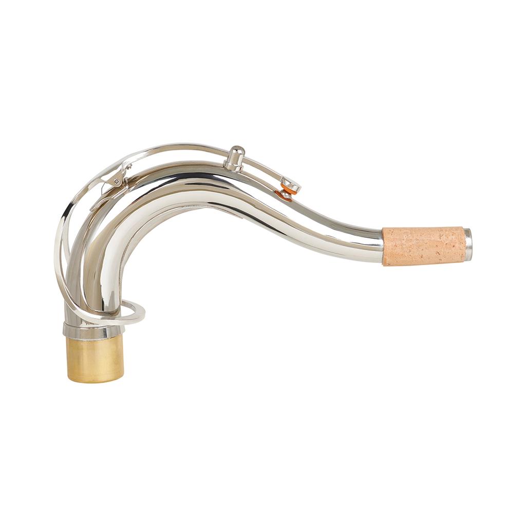 M MBAT Tenorsaxophon Halsstück Hohe Qualität Messingmaterial Saxophon Halsstück Holzblasinstrument Ersatzteile & Zubehör